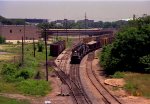 NS 2611 leads a cut of cars toward Boylan